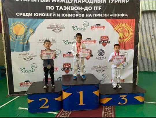 Қырғызстан Республикасында өткен жастар және жасөспірімдер арасындағы таэквон-до халықаралық ашық турнирінен БАС ЖҮЛДЕ  иегері