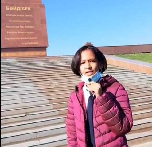 Шымкент қаласының білім басқарамасының ұйымдастыруымен  дүниежүзілік балалар күніне орай "Бала құқығы - адам құқығы"  атты Республикалық айлық жоспарына сай  жас журналист, 6 "Ғ" сынып оқушысы Сайлау Асылым